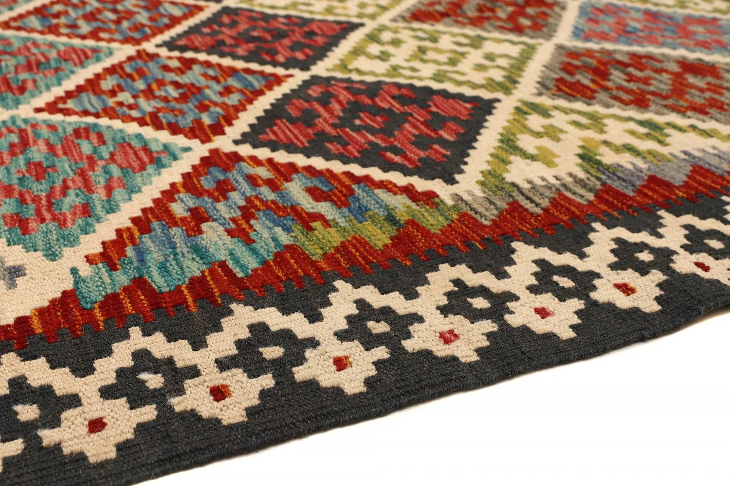 Alfombra kilim oriental 213 x 123 cm