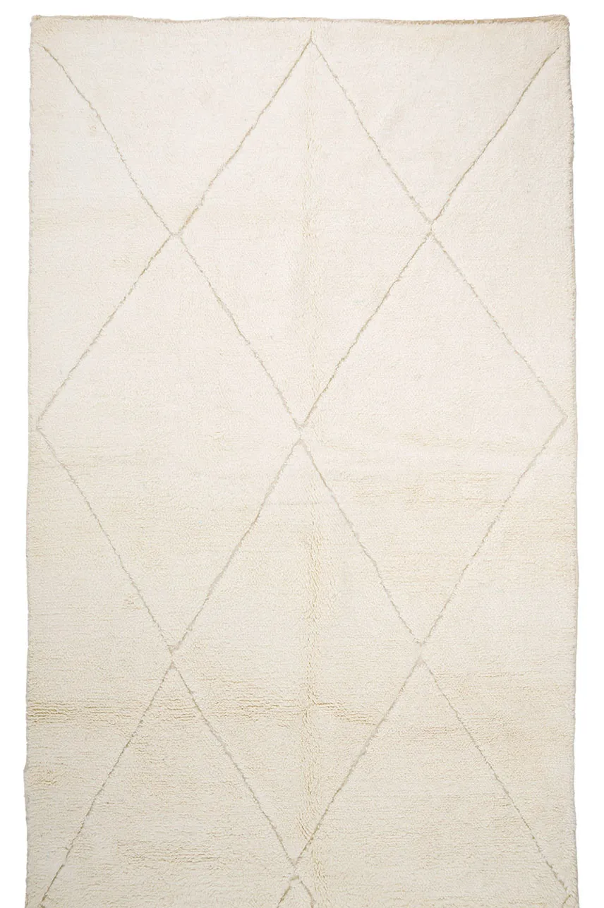 Alfombra Kilim Marroquí Bereber Beni Ourain 195 x 325 cm