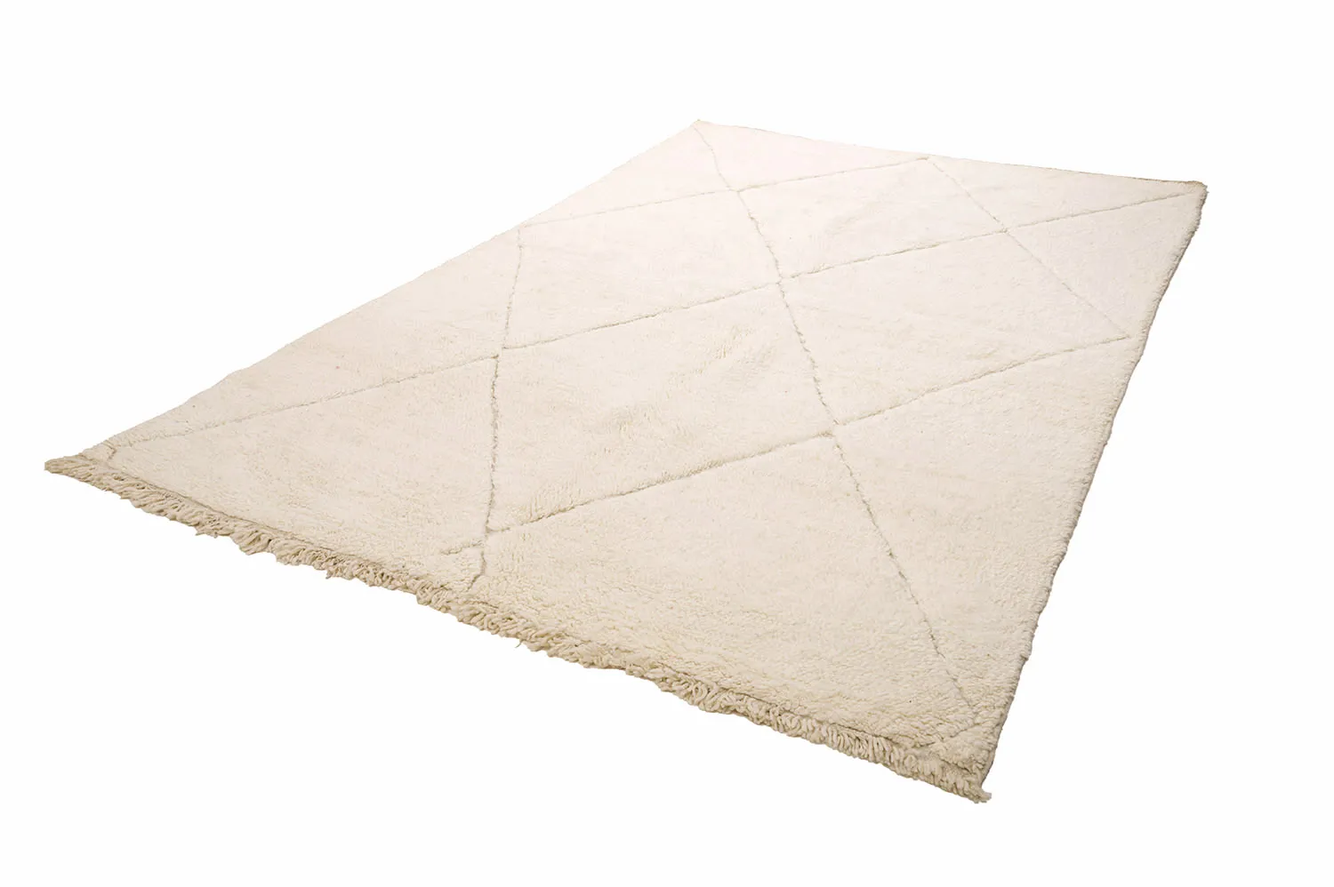 Alfombra Kilim Marroquí Bereber Beni Ourain 195 x 325 cm