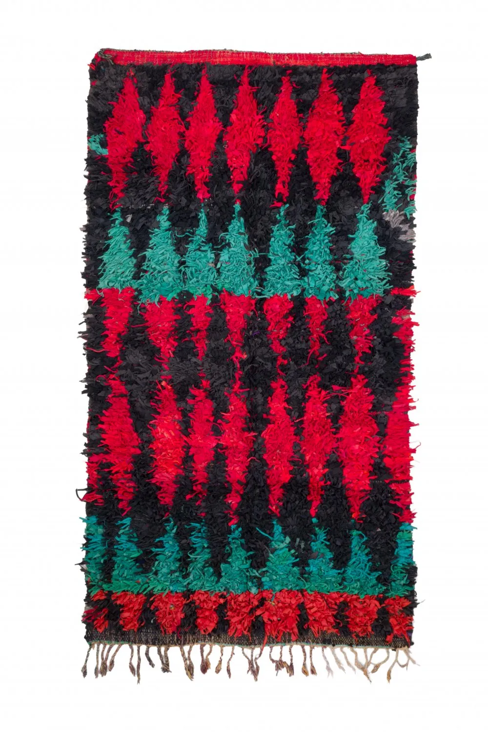 Alfombra Marroquí Bereber Boucherouite 285 x 160 cm