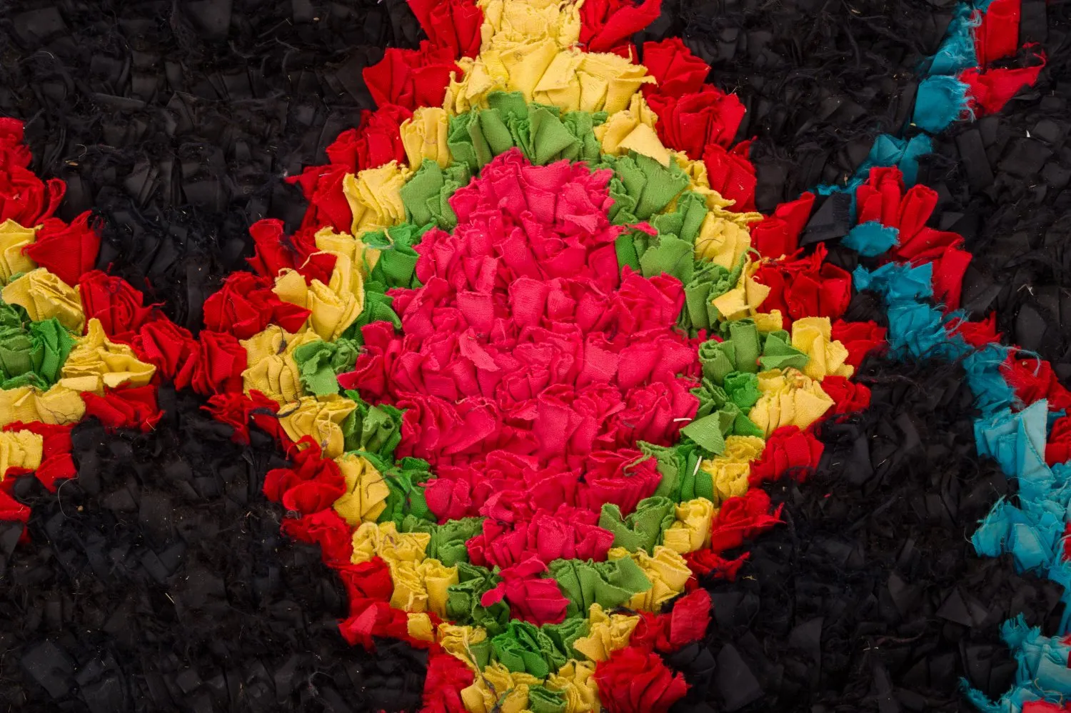 Alfombra Marroquí Bereber Boucherouite 120 x 285 cm