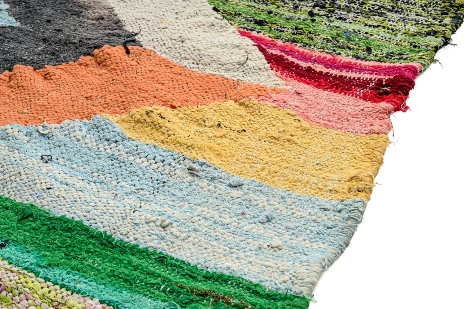 Alfombra Marroquí Bereber Boucherouite 155 x 295 cm