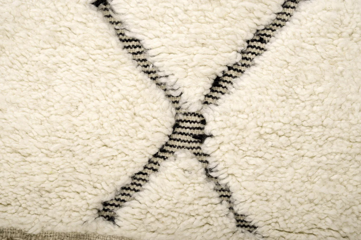Alfombra Kilim Marroquí Bereber Beni Ourain 210 x 305 cm