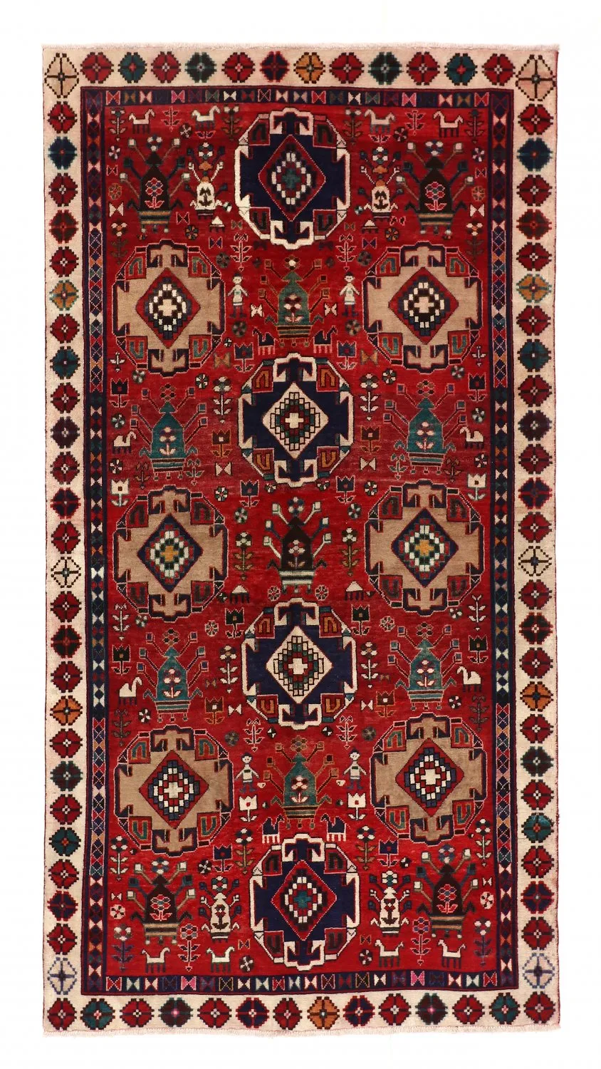 Alfombra Oriental Hamedan 280 x 146 cm