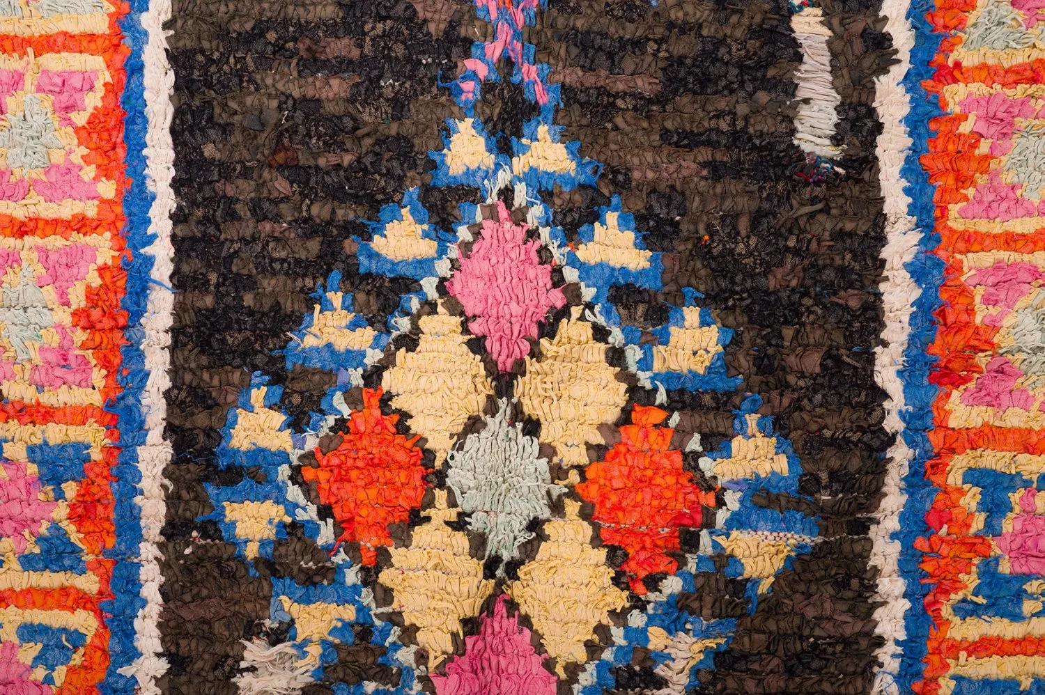 Alfombra Marroquí Bereber Boucherouite 160 x 310 cm