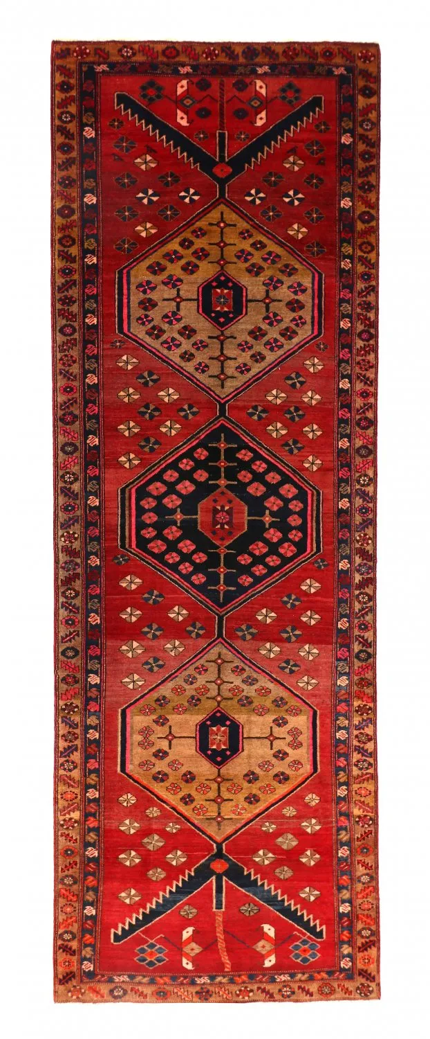 Alfombra Oriental Hamedan 392 x 129 cm