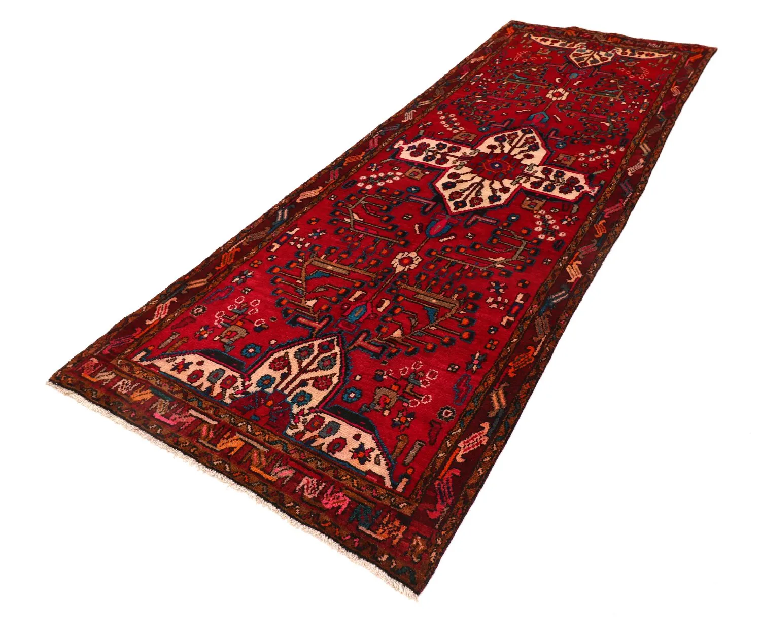 Alfombra Oriental Hamedan 312 x 111 cm