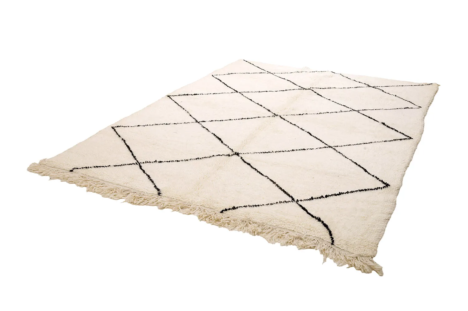 Alfombra Kilim Marroquí Bereber Beni Ourain 215 x 295 cm