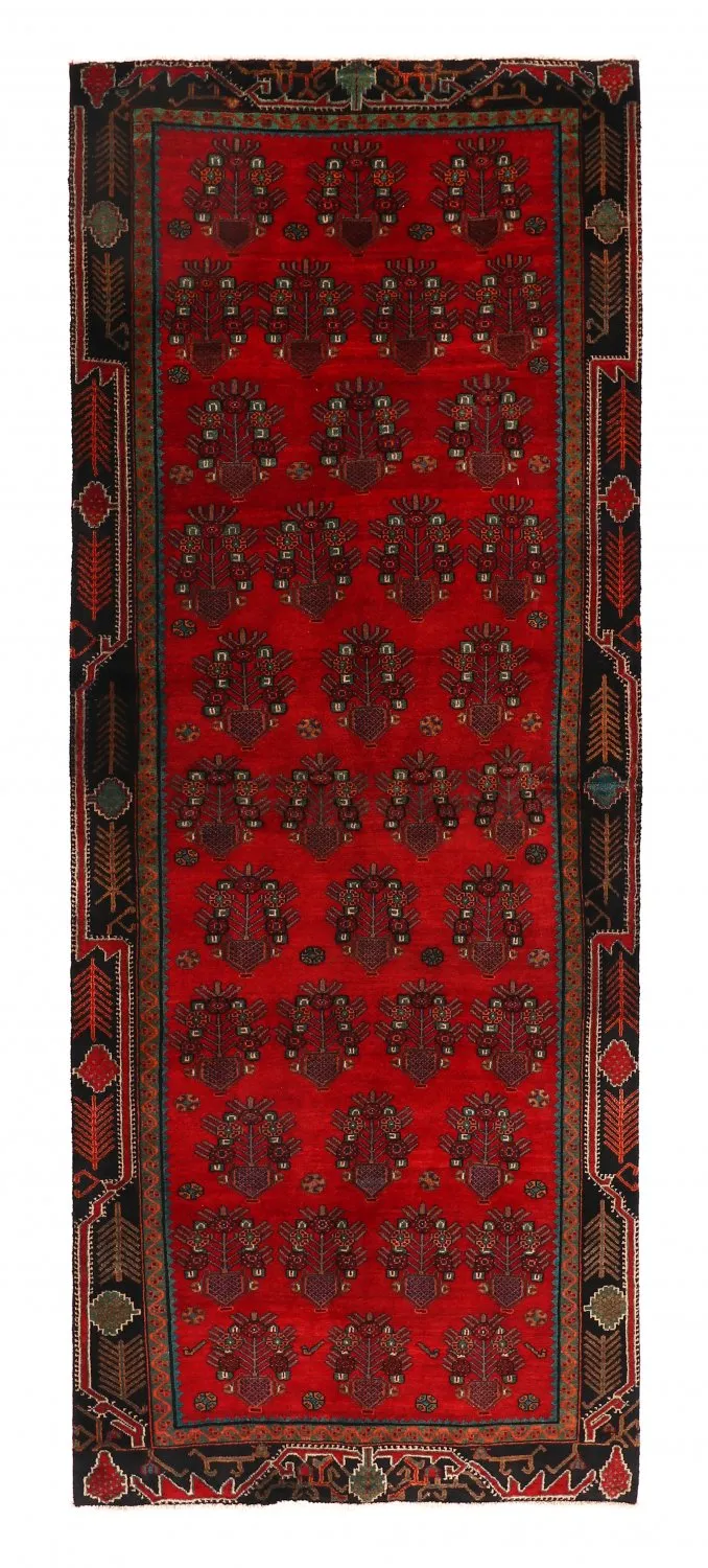Alfombra Oriental Hamedan 297 x 116 cm
