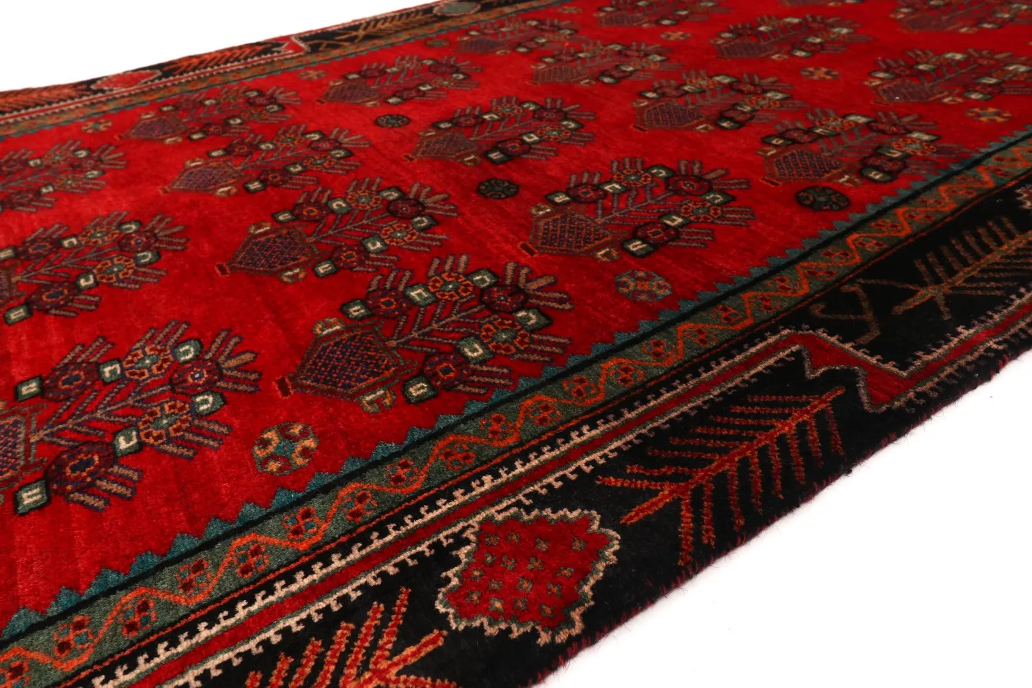 Alfombra Oriental Hamedan 297 x 116 cm