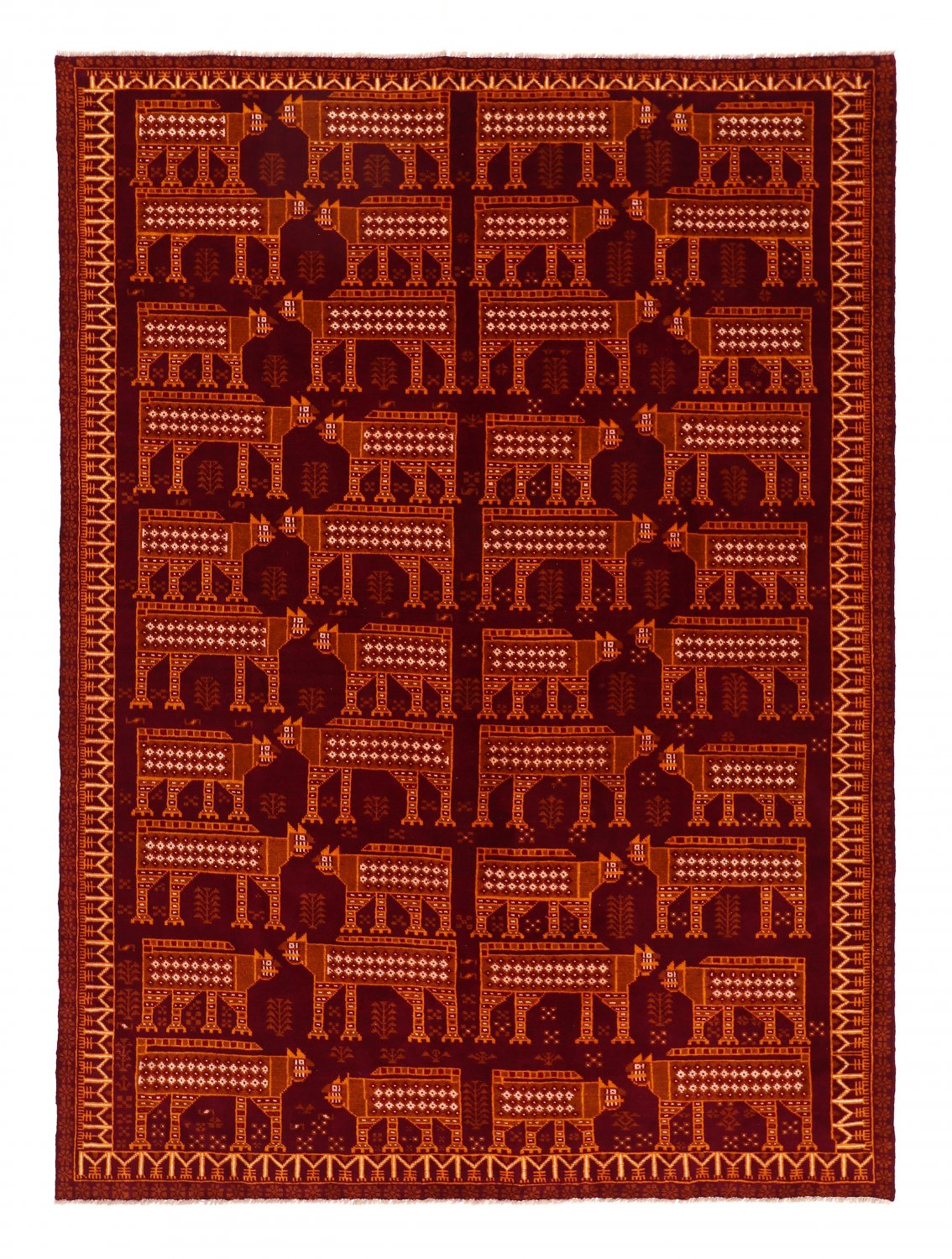 Alfombra persa clásica oriental de fácil lavado resistente marrón beige 