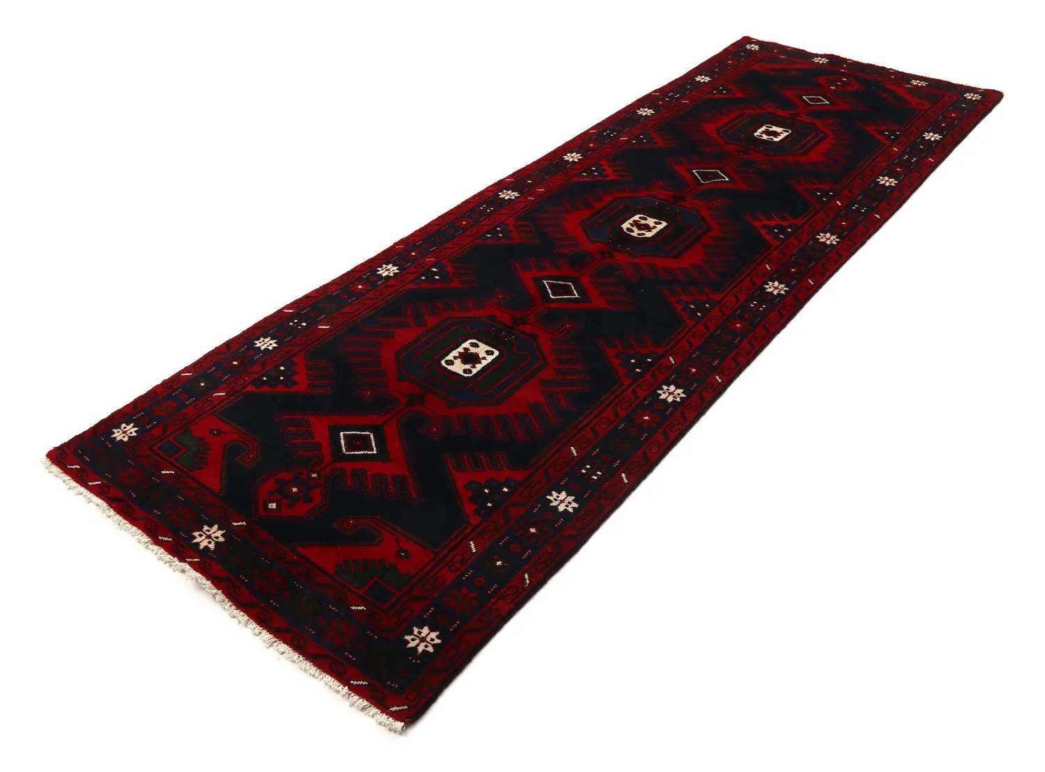 Alfombra Oriental Hamedan 308 x 102 cm