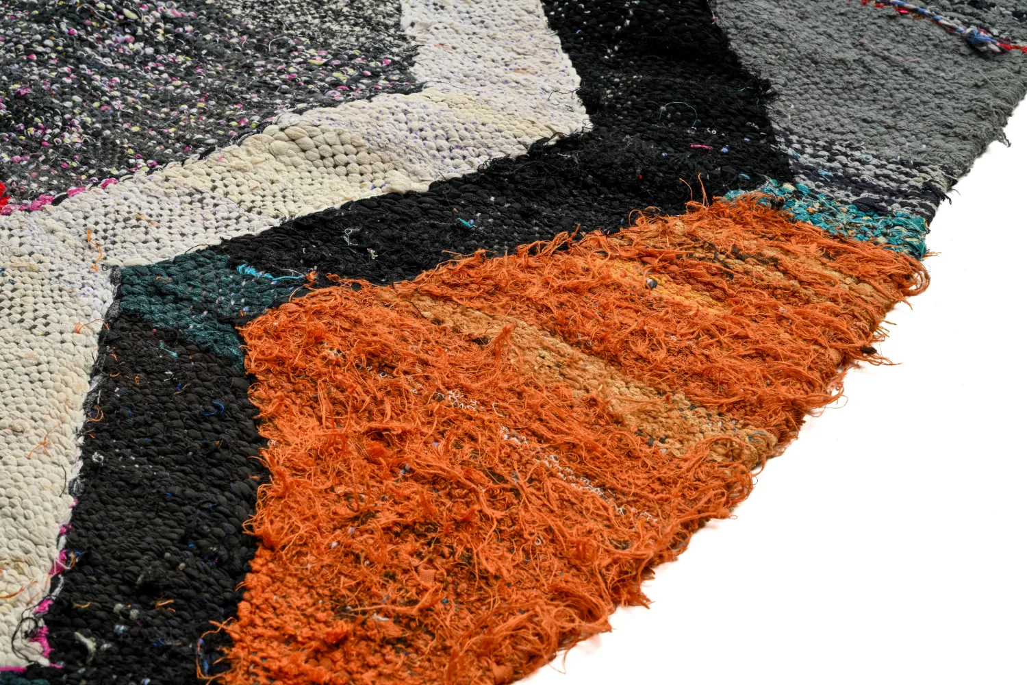 Alfombra Marroquí Bereber Boucherouite 140 x 290 cm