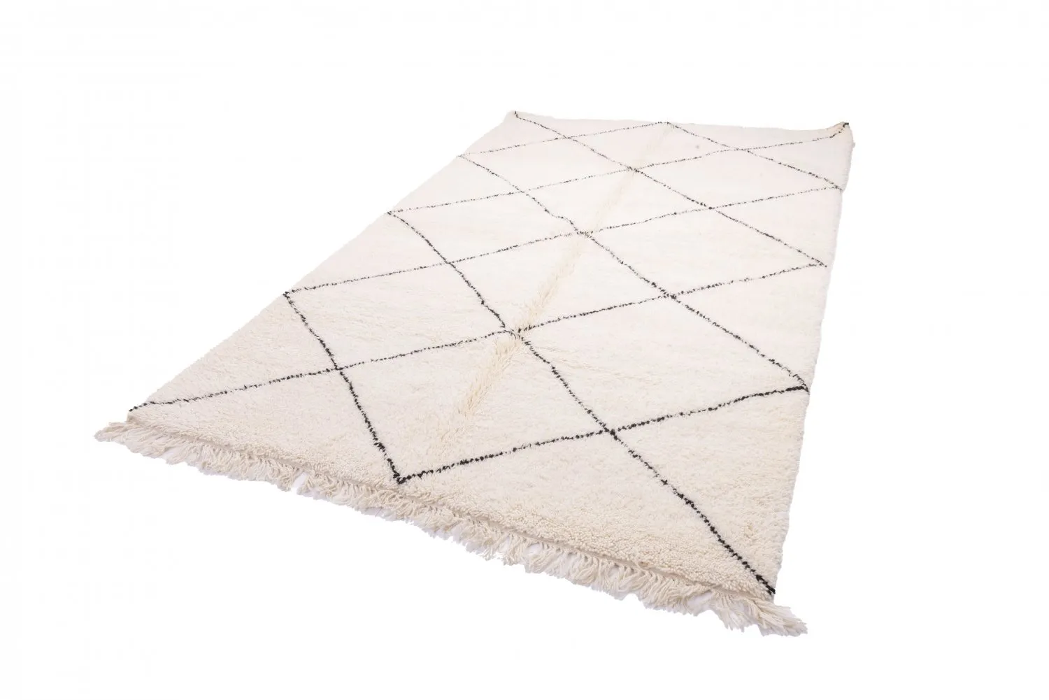 Alfombra Kilim Marroquí Bereber Beni Ourain 315 x 190 cm