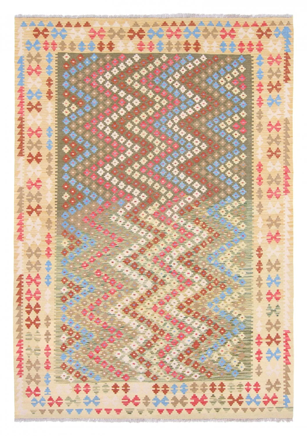 Alfombra kilim oriental 296 x 205 cm
