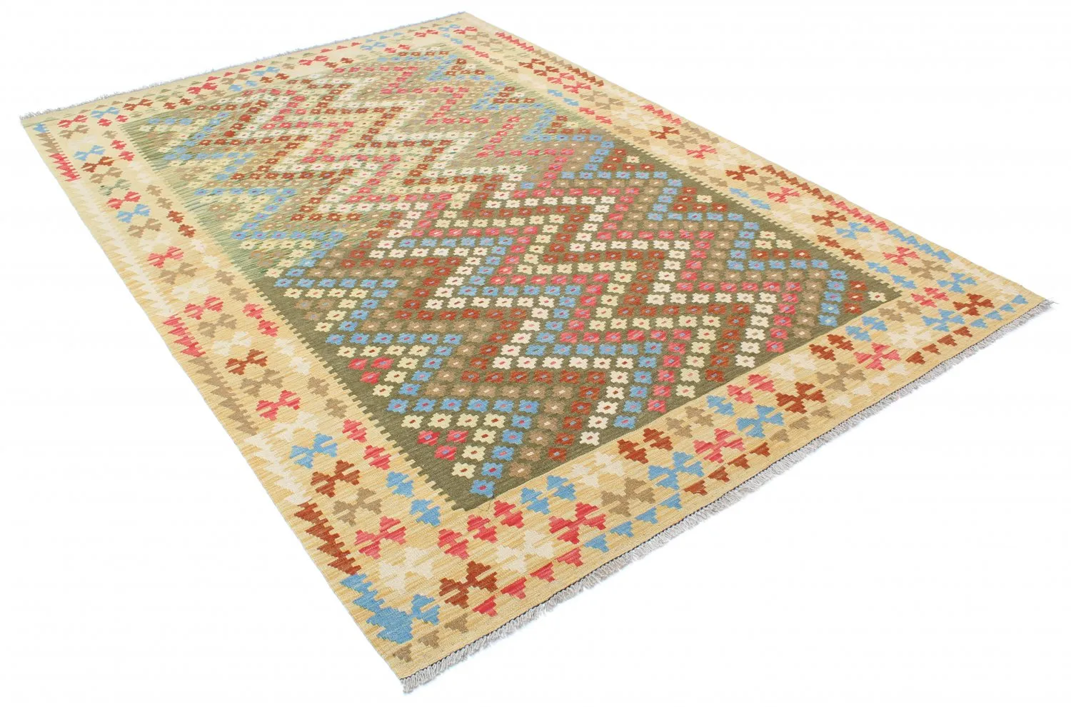 Alfombra kilim oriental 296 x 205 cm