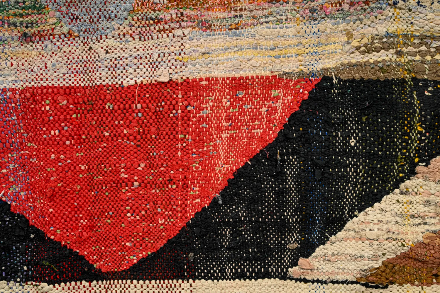 Alfombra Marroquí Bereber Boucherouite 165 x 350 cm