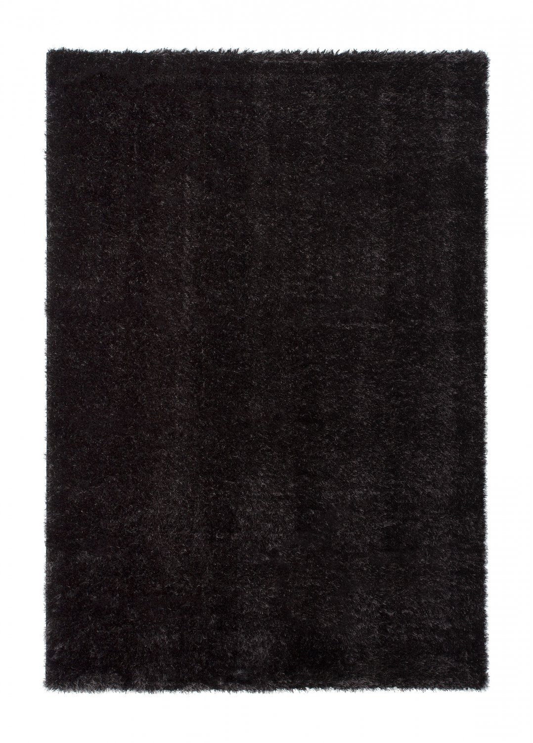 Safir Alfombras de pelo largo negro 60x120 cm 80x 150 cm 140x200 cm 160x230 cm 200x300 cm