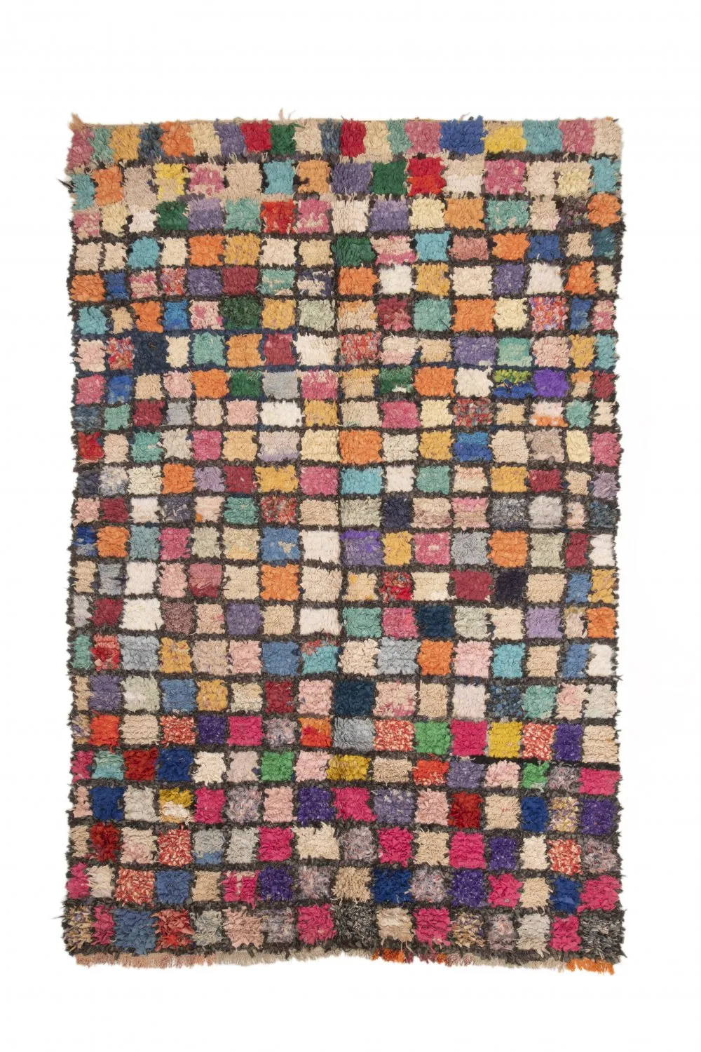 Alfombra Marroquí Bereber Boucherouite 230 x 140 cm