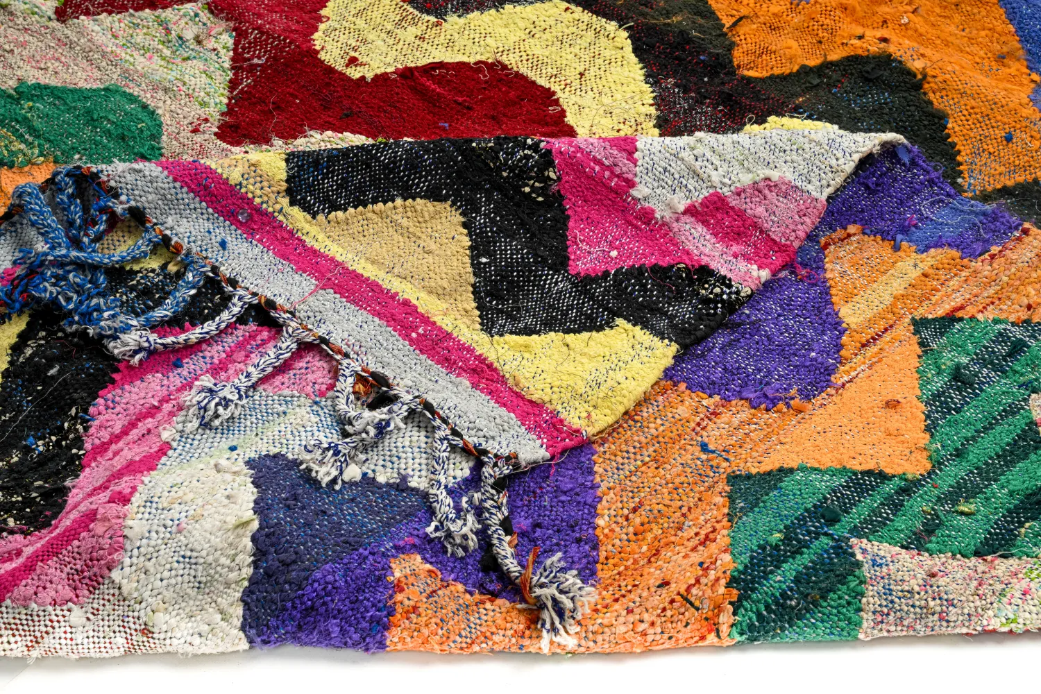 Alfombra Marroquí Bereber Boucherouite 150 x 260 cm
