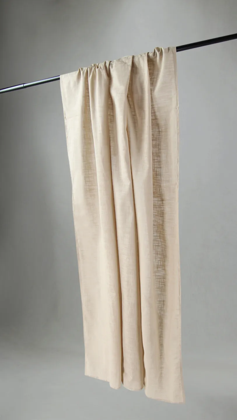 Cortinas - Cortina de algodón - Lollo (beige claro)