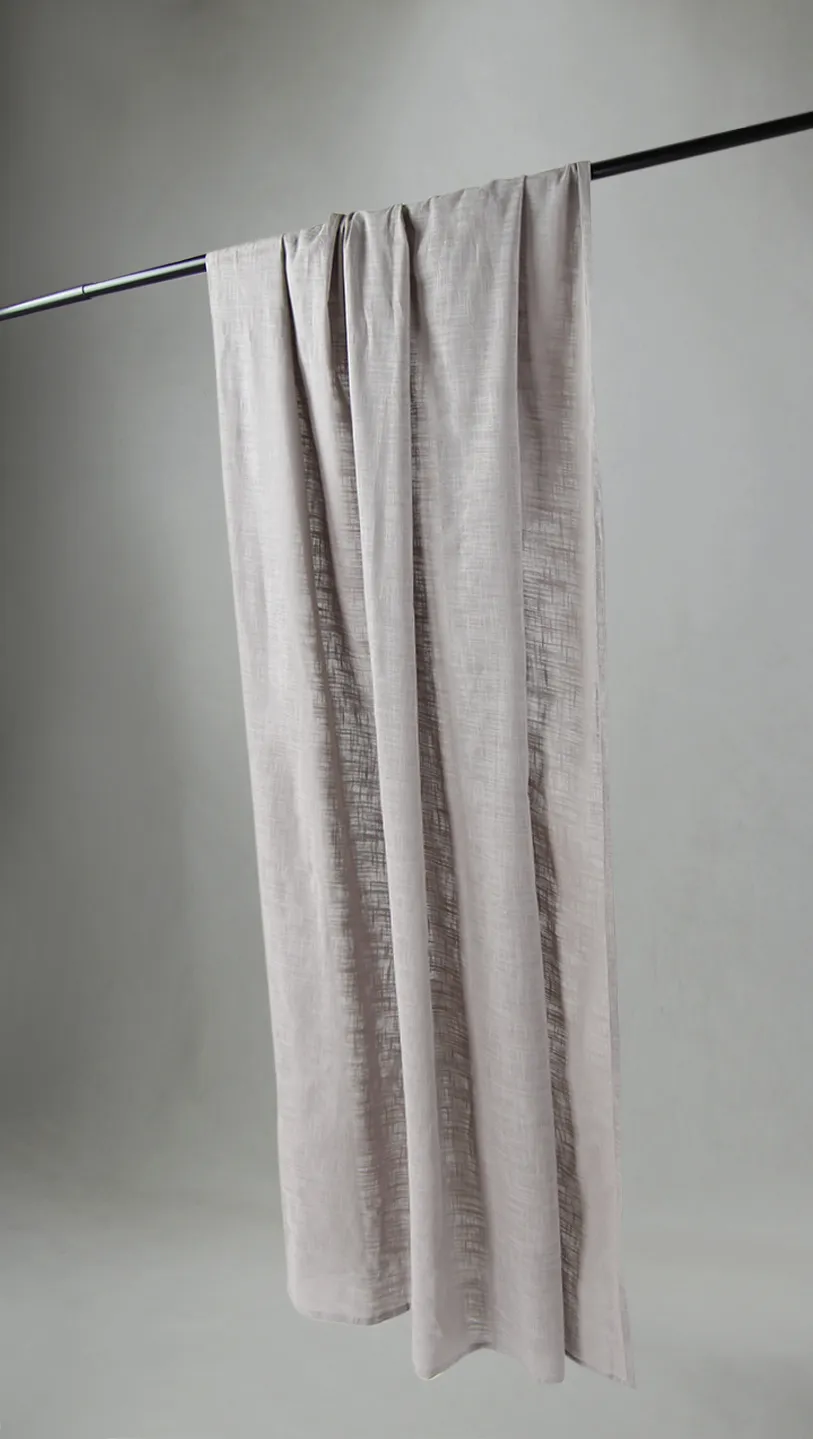 Cortinas - Cortina de algodón - Lollo (gris claro)