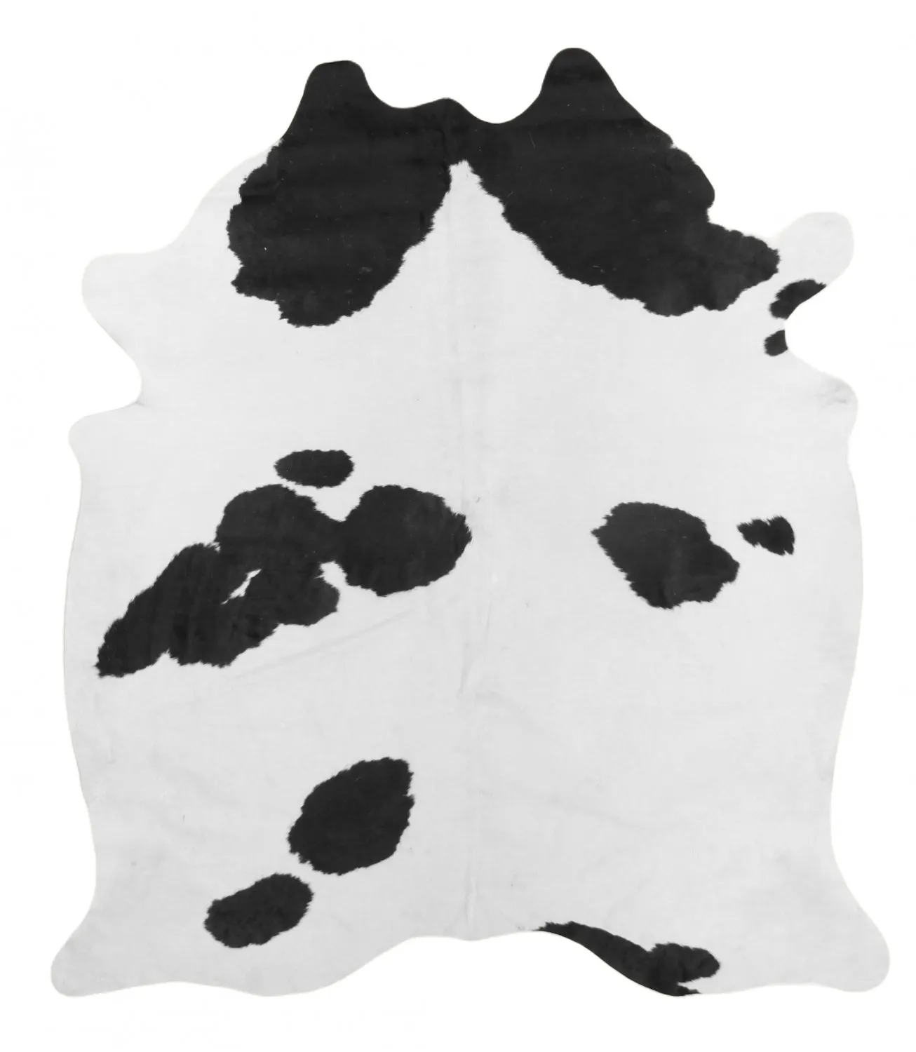 Piel de vaca - negro/blanco 01