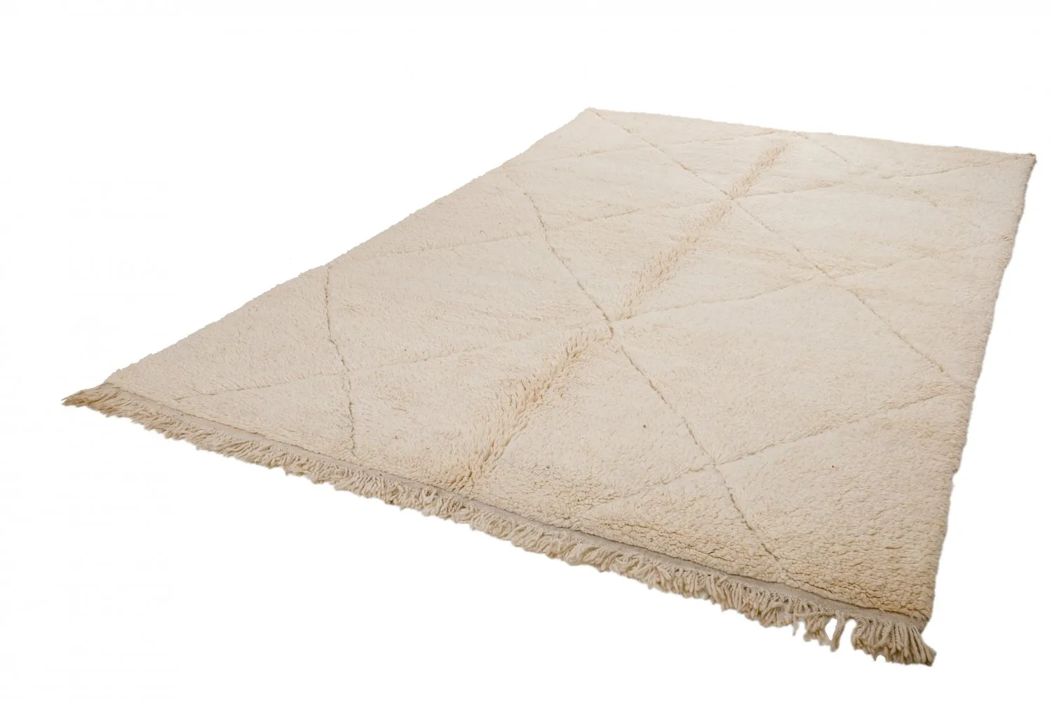 Alfombra Kilim Marroquí Bereber Beni Ourain 320 x 175 cm