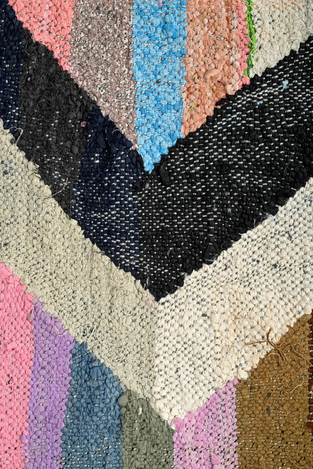 Alfombra Marroquí Bereber Boucherouite 145 x 245 cm