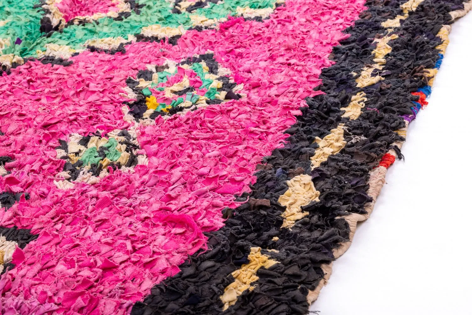 Alfombra Marroquí Bereber Boucherouite 260 x 140 cm