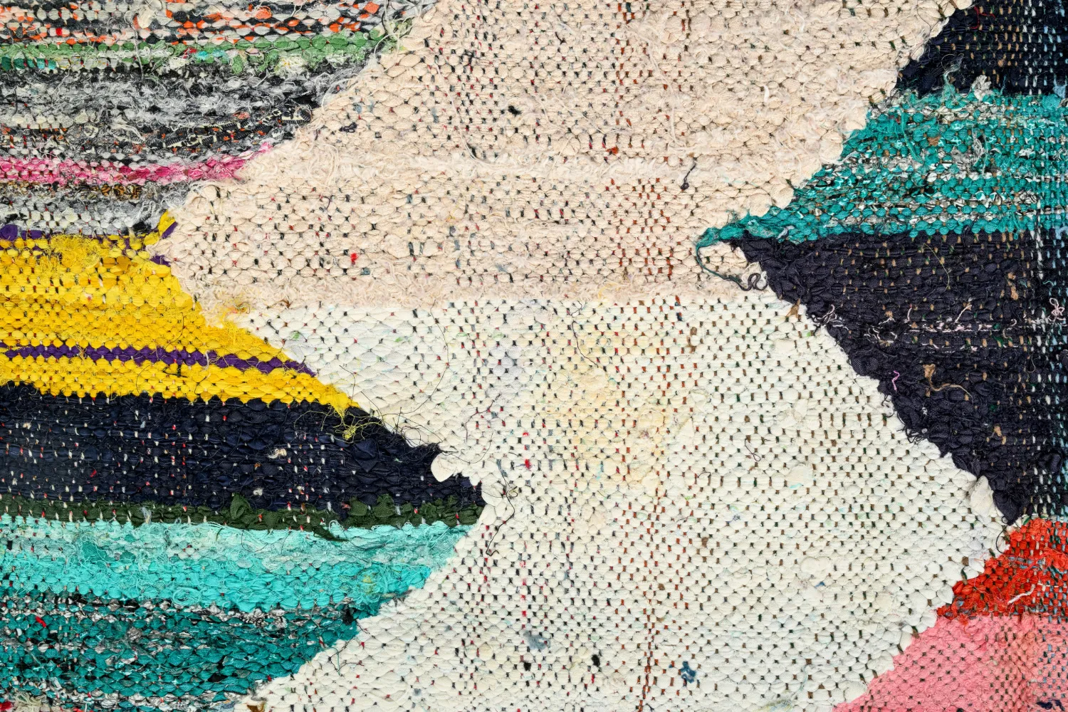 Alfombra Marroquí Bereber Boucherouite 120 x 200 cm