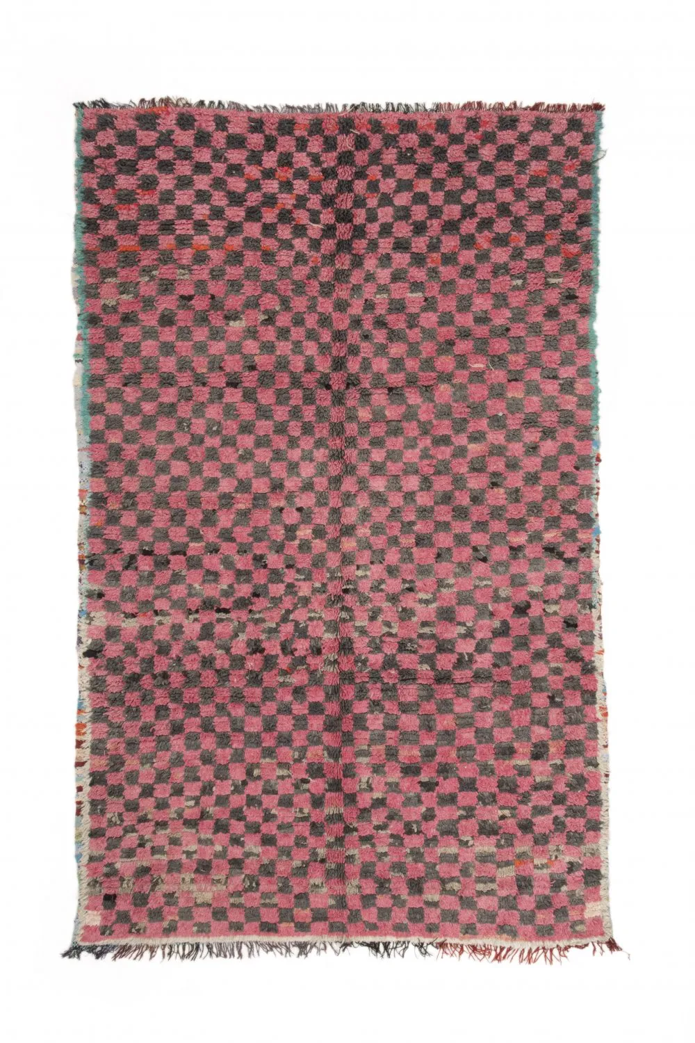 Alfombra Marroquí Bereber Boucherouite 230 x 140 cm