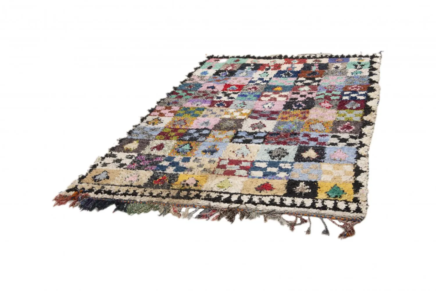 Alfombra Marroquí Bereber Boucherouite 250 x 165 cm