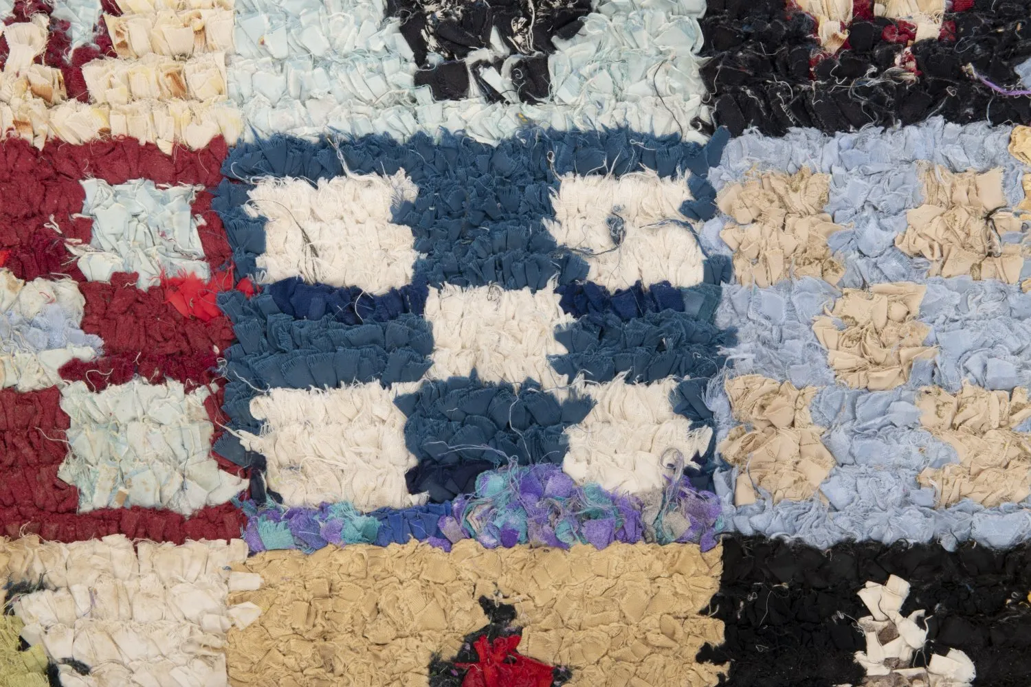 Alfombra Marroquí Bereber Boucherouite 250 x 165 cm