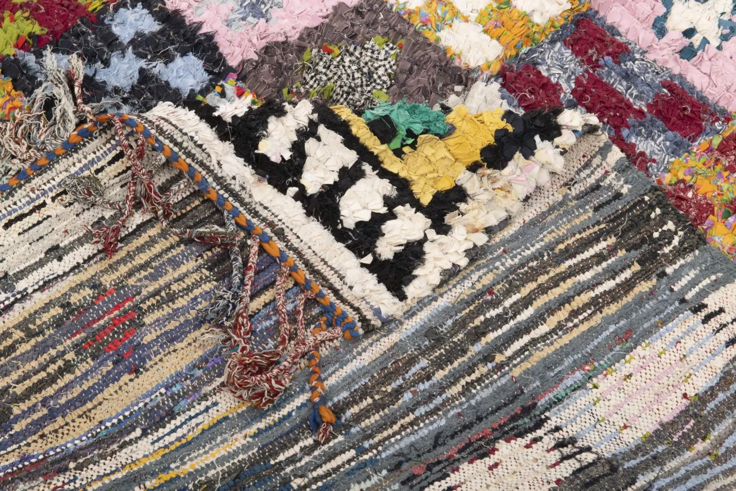 Alfombra Marroquí Bereber Boucherouite 250 x 165 cm