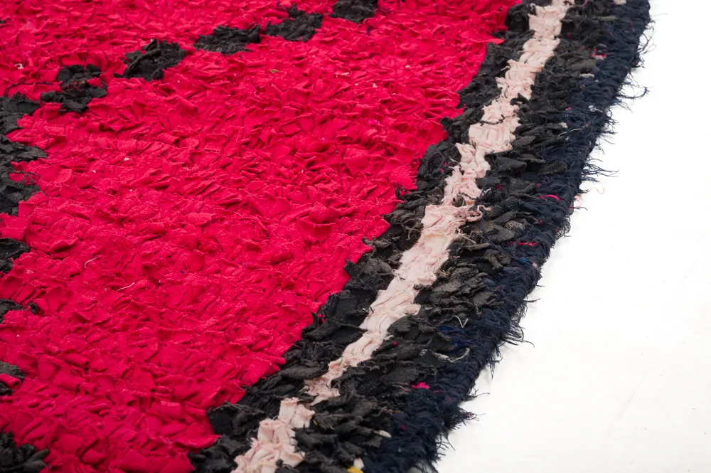 Alfombra Marroquí Bereber Boucherouite 310 x 145 cm