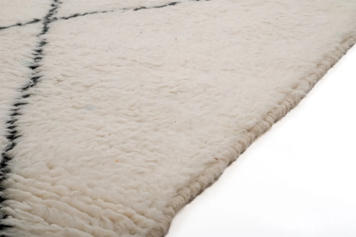 Alfombra Kilim Marroquí Bereber Beni Ourain 240 x 90 cm