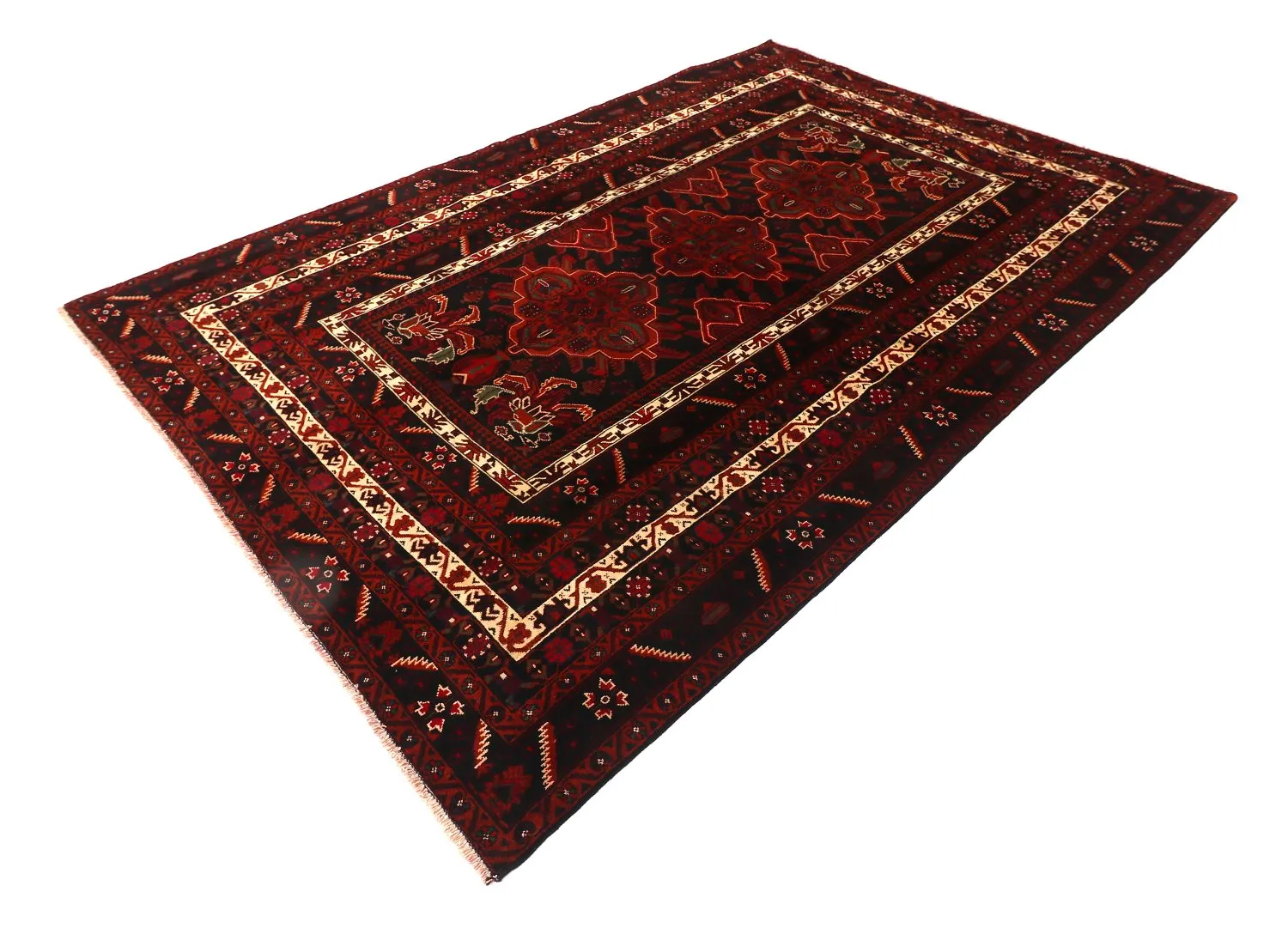 Alfombra Oriental Hamedan 290 x 192 cm