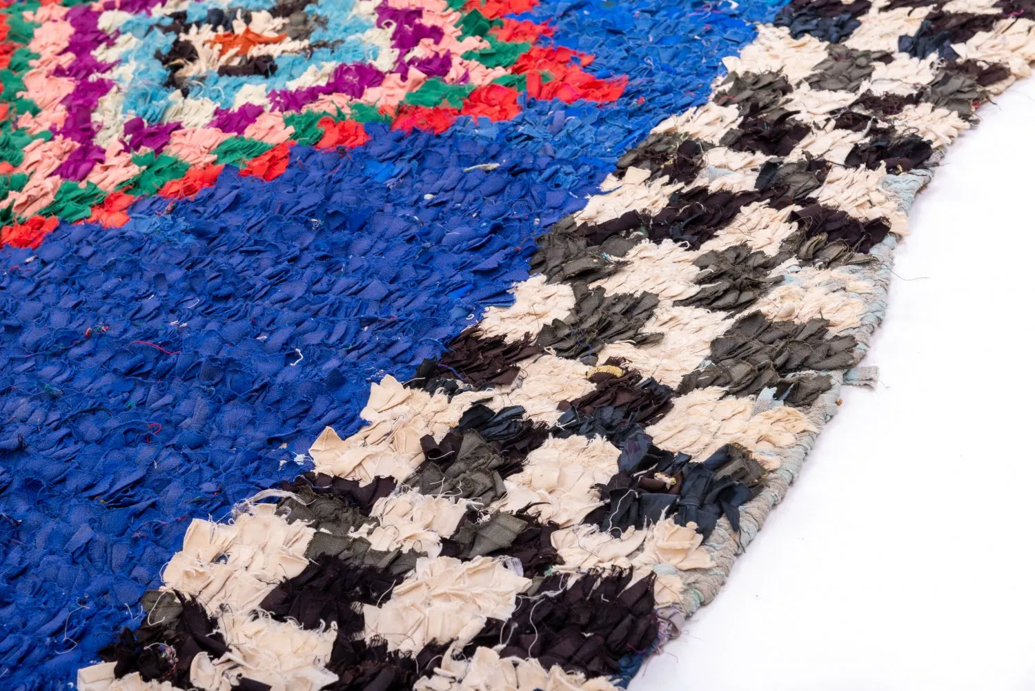 Alfombra Marroquí Bereber Boucherouite 285 x 90 cm