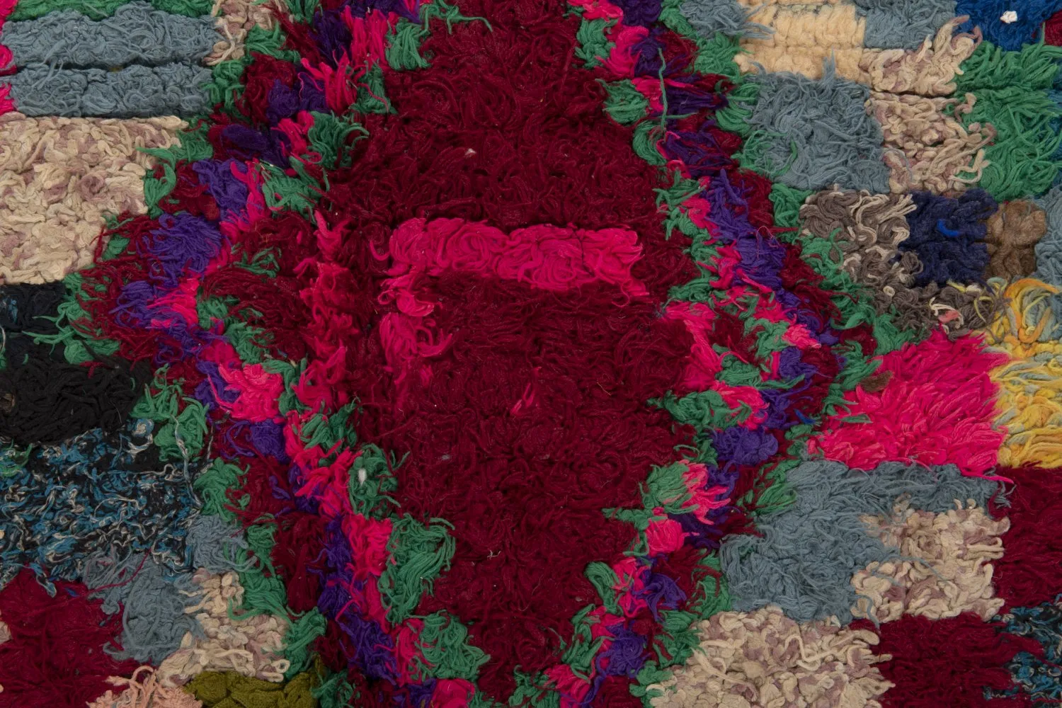 Alfombra Marroquí Bereber Boucherouite 290 x 145 cm