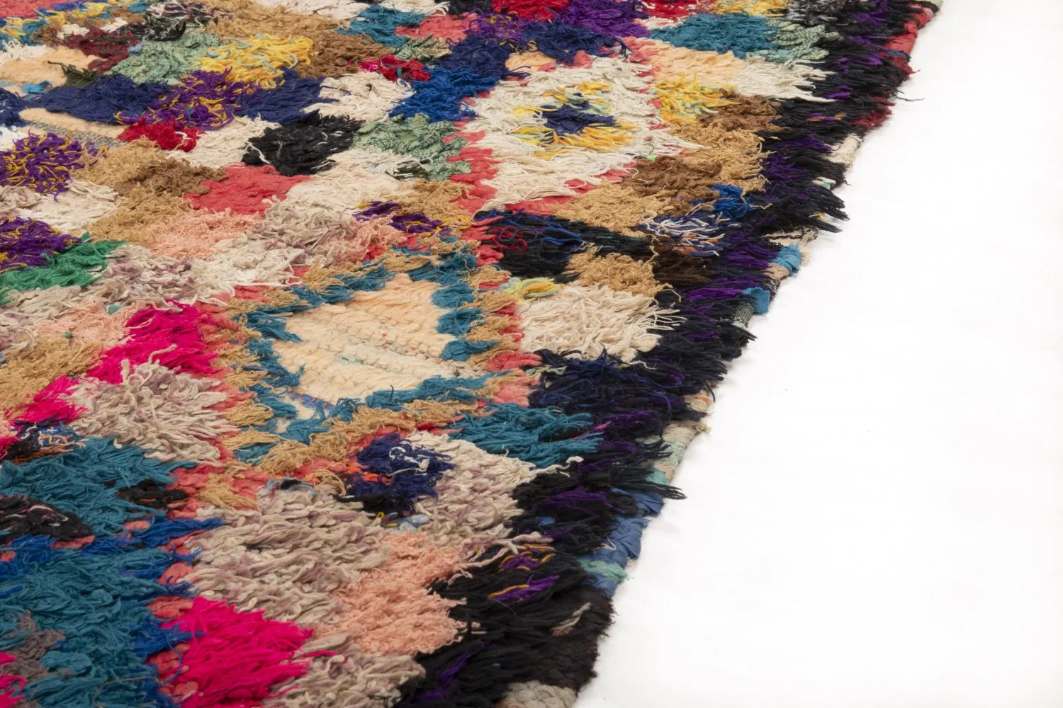 Alfombra Marroquí Bereber Boucherouite 290 x 145 cm