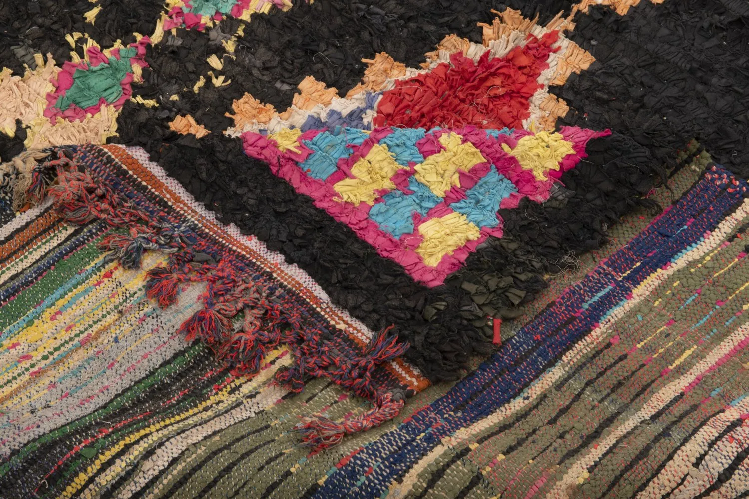 Alfombra Marroquí Bereber Boucherouite 315 x 165 cm
