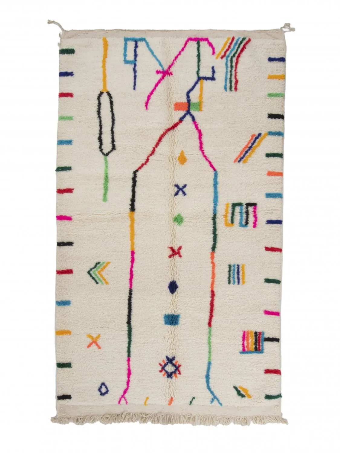 Alfombra Kilim Marroquí Bereber Azilal 260 x 150 cm