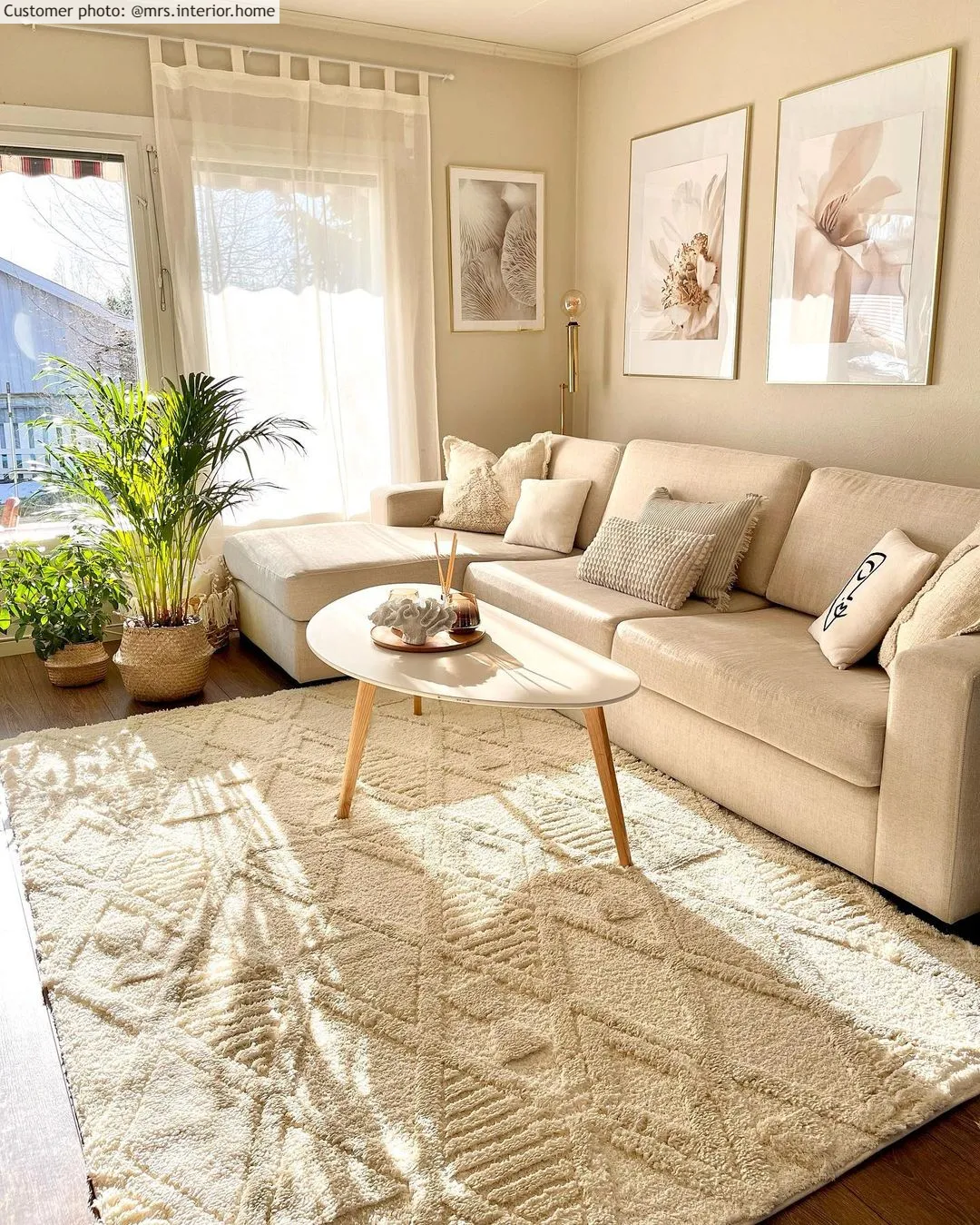 Alfombras de pelo largo - Rostock (offwhite)