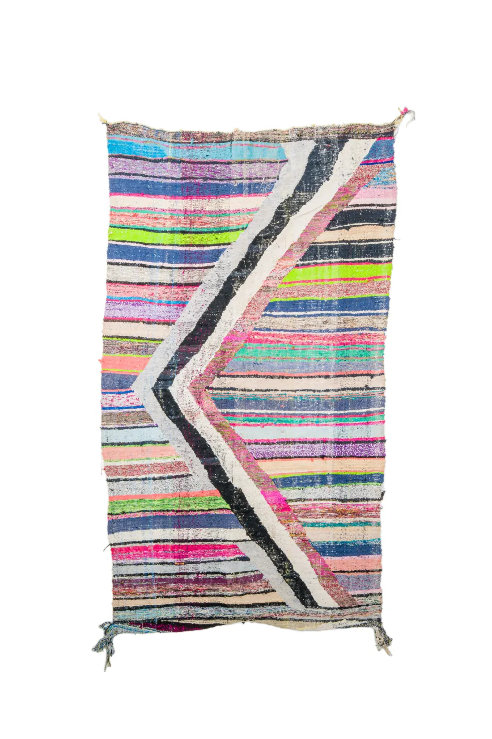 Alfombra Marroquí Bereber Boucherouite 135 x 240 cm