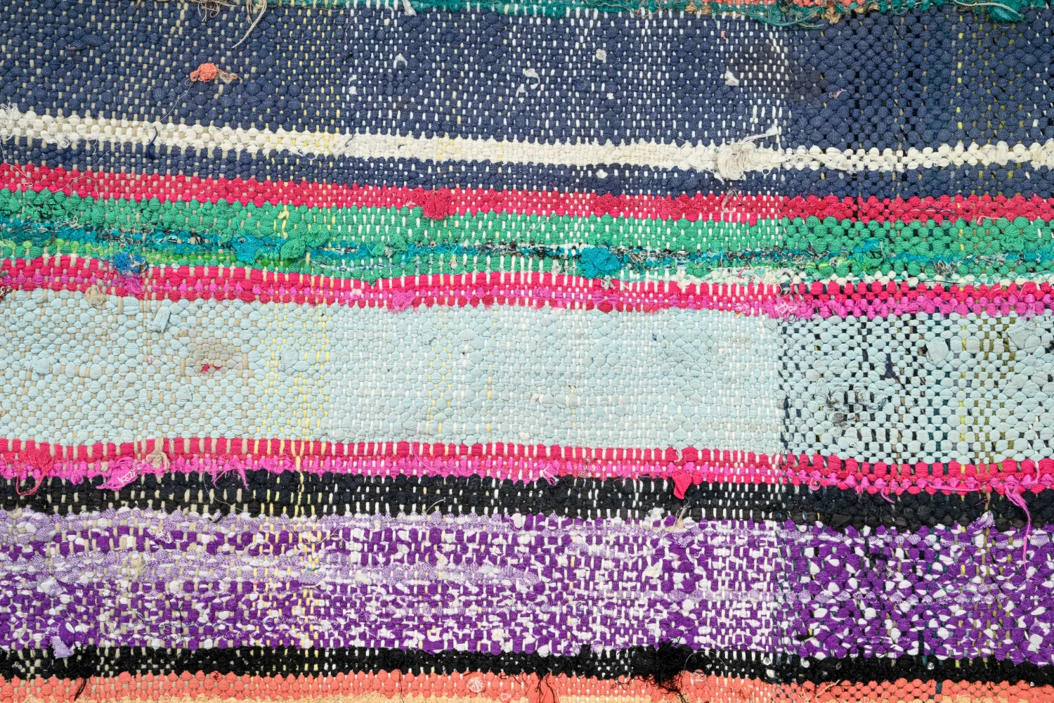 Alfombra Marroquí Bereber Boucherouite 135 x 240 cm
