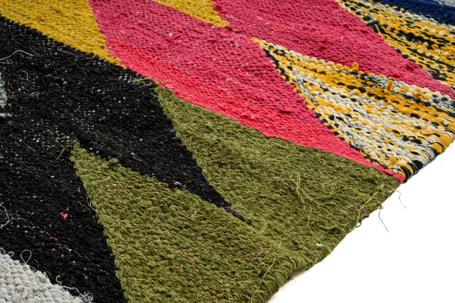 Alfombra Marroquí Bereber Boucherouite 155 x 255 cm