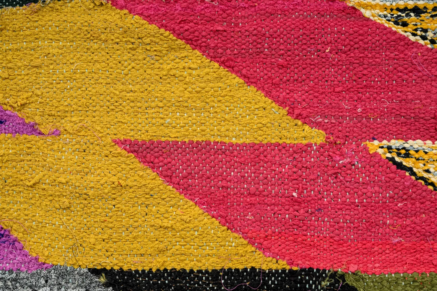 Alfombra Marroquí Bereber Boucherouite 155 x 255 cm