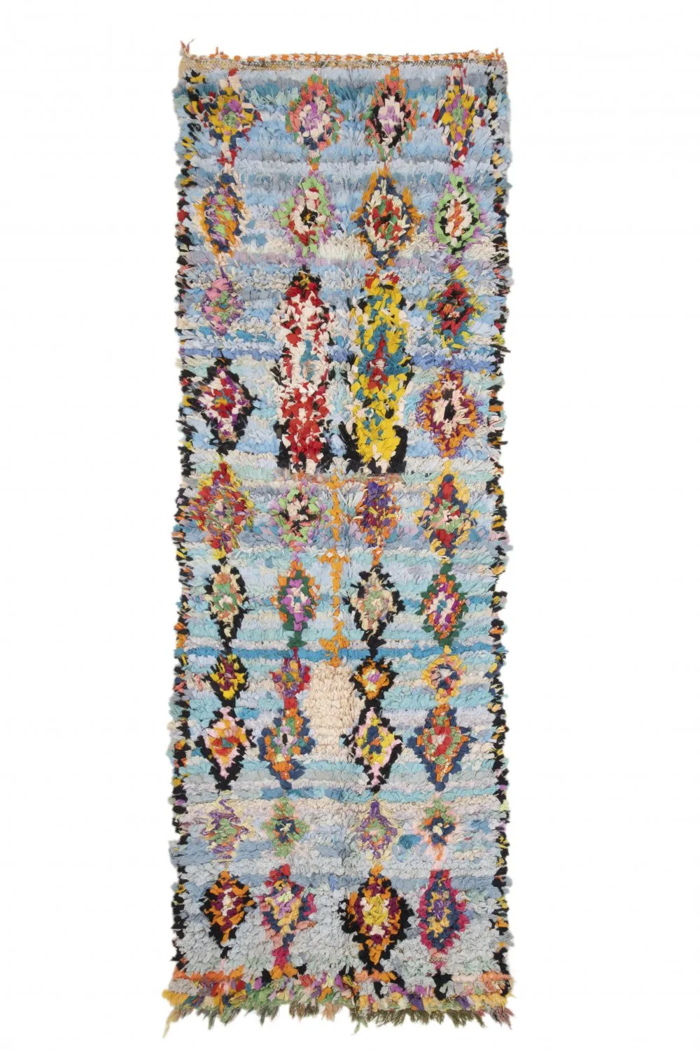 Alfombra Marroquí Bereber Boucherouite 290 x 95 cm