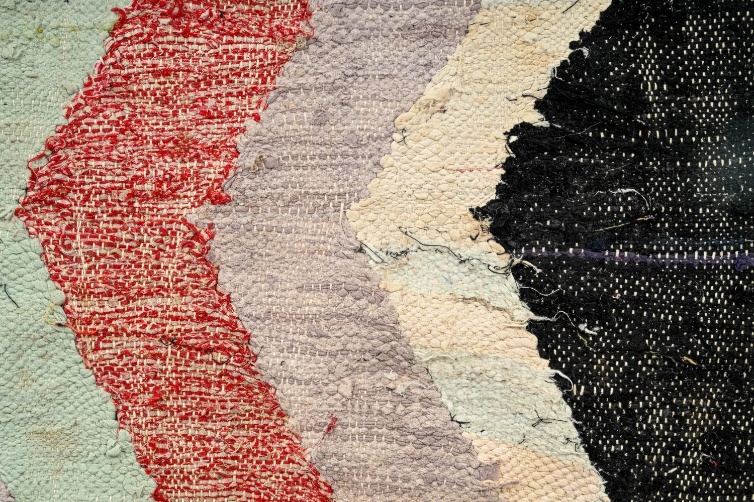 Alfombra Marroquí Bereber Boucherouite 130 x 260 cm